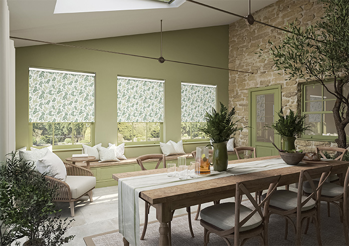Breezy Leaves, Greenery - Twist&Fit Roller Blind - Image 7